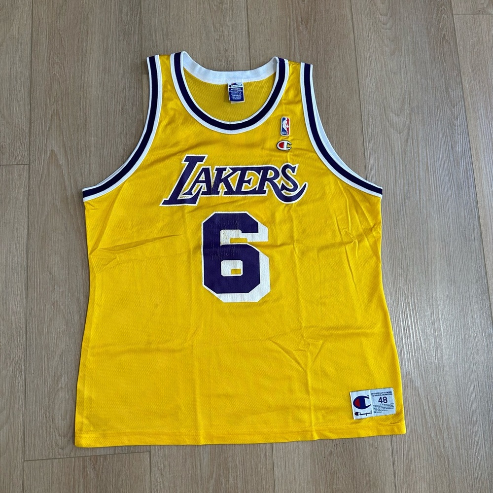 Vintage Eddie Jones Lakers Champion Jersey. Men’s 48.